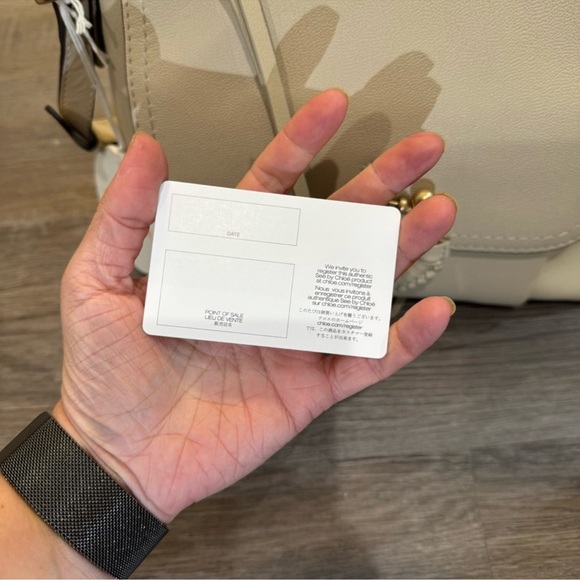 See By Chloe Joan Small Hobo Leather Handbag Cement Beige - Picture 5 of 16